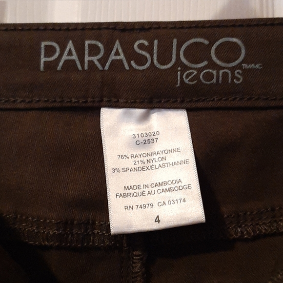 BNWT Parasuco pants army green size 4 - Picture 7 of 8